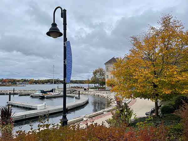photo shows Sturgeon Bay, Wisconsin, during the autumn of 2022